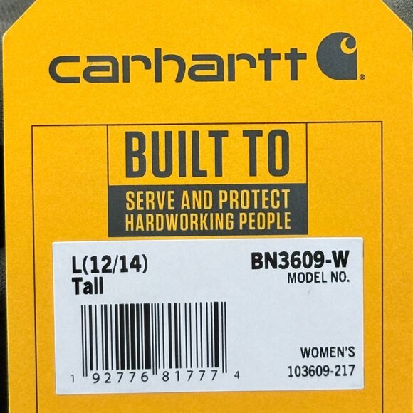 Carhartt Women Force Fitted Lightweight Olive Utility Legging Tall L (12-14) NWT - Picture 5 of 11